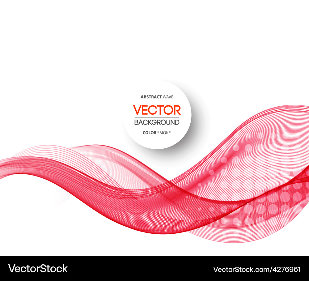 Abstract curved lines background template Vector Image