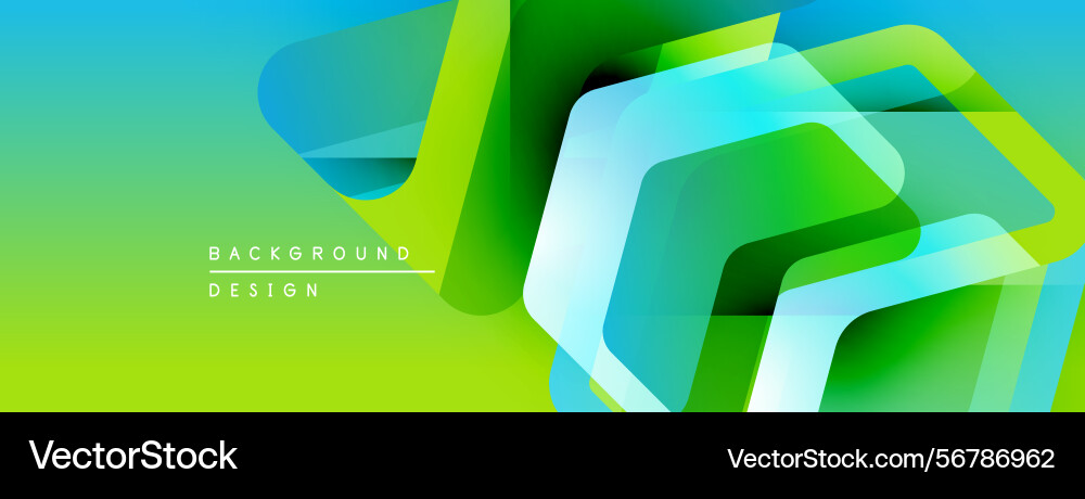 Abstract geometric shapes overlap creating Abstract geometric shapes overlap creating Vector Image