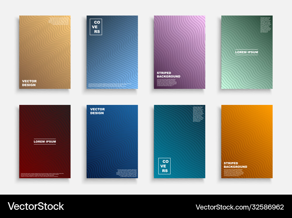 Colorful Abstract Backgrounds & Patterns Vector Image