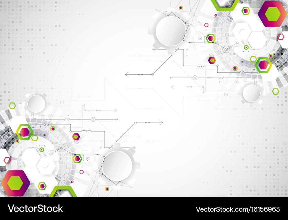 Abstract background science template wallpaper vector image