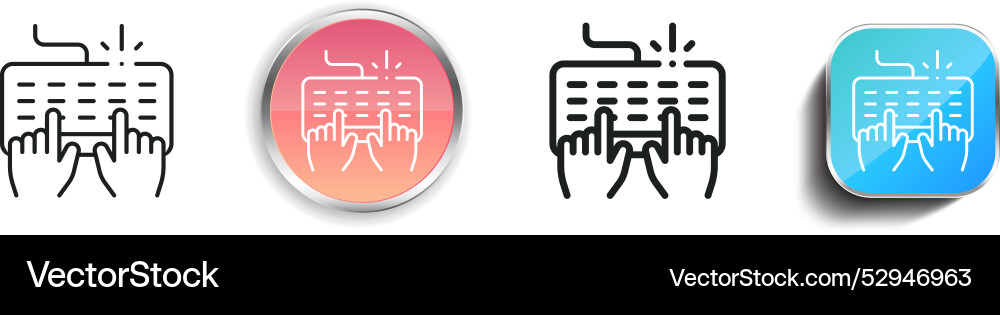 Content-Icon dünn linear regelmäßig und Schaltfläche Stil Content-Icon dünn linear regelmäßig und Schaltfläche Stil vektorbild