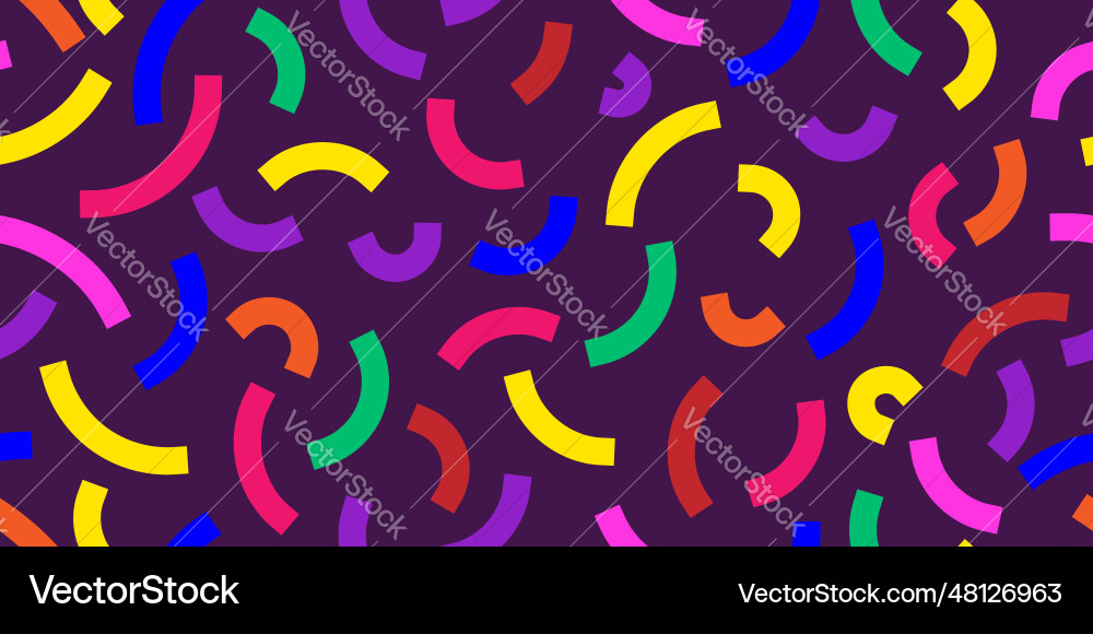 Fun childish seamless pattern with squiggly line Fun childish seamless pattern with squiggly line vector image