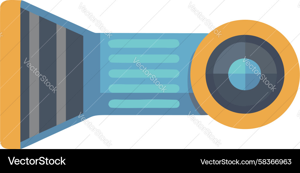 Projector Lens Icon Vector Image