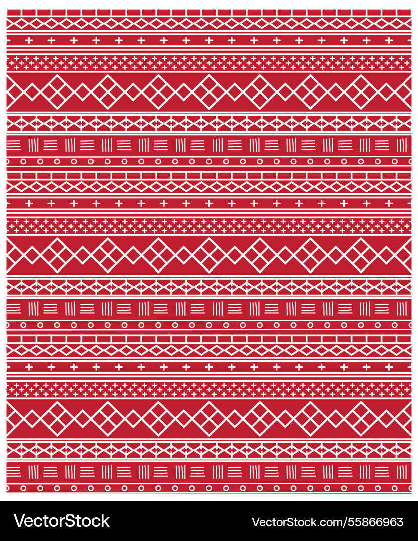 Tribe design line hand drawn print pattern Vector Image