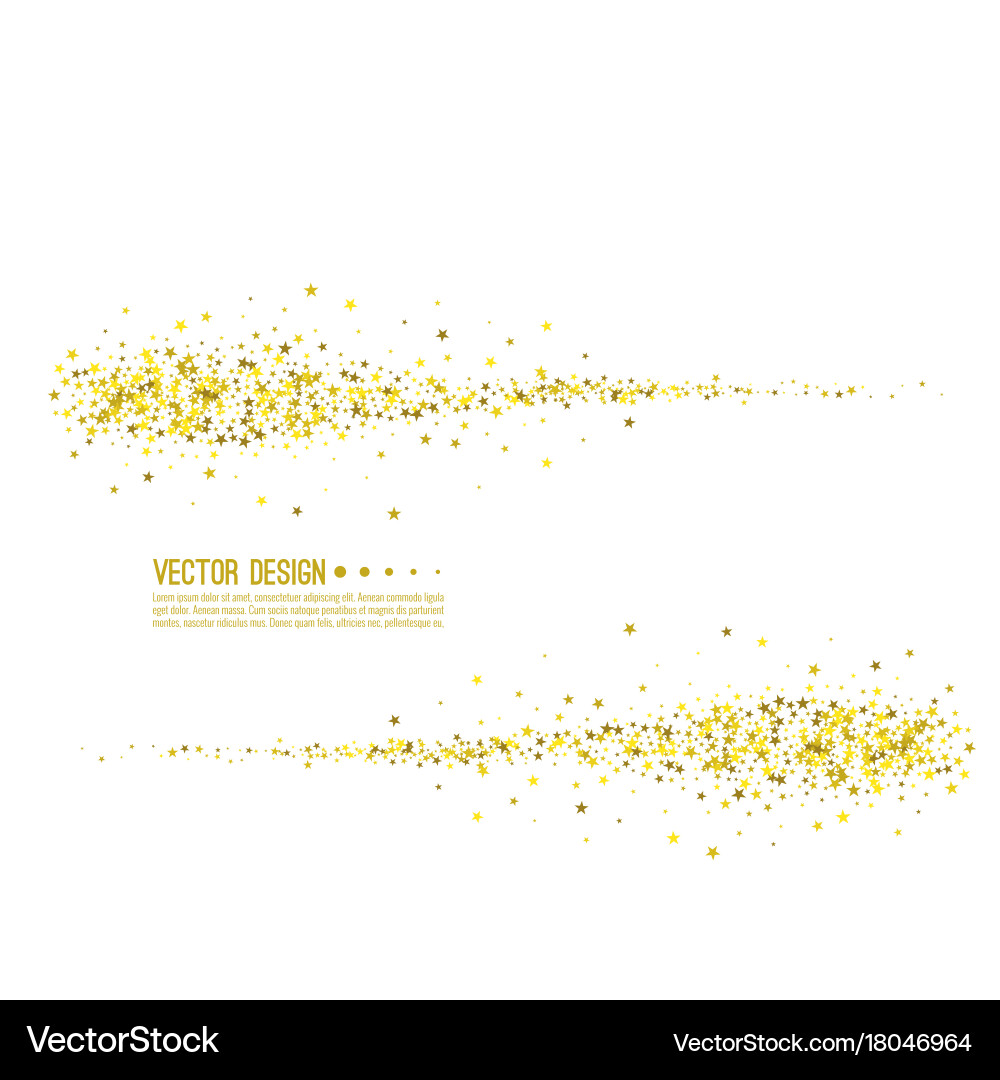 Abstract background with starry vector image
