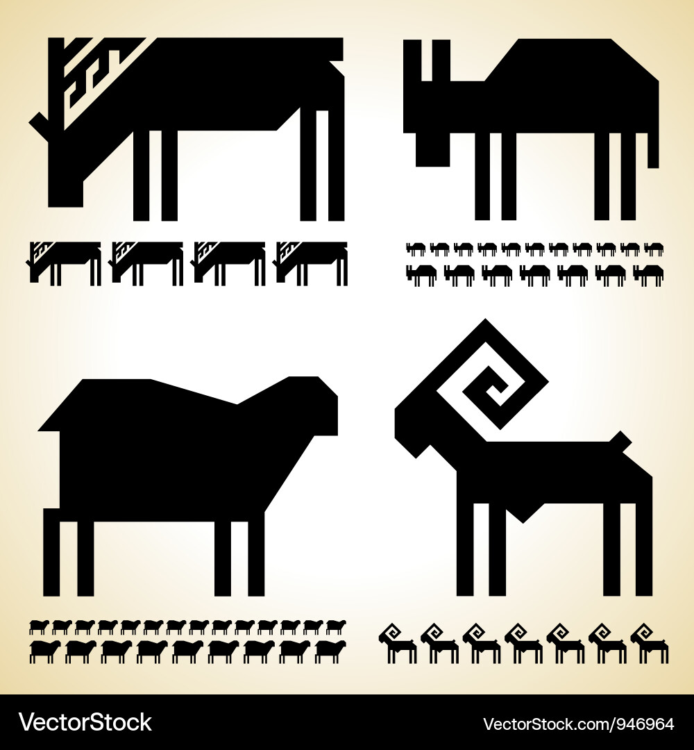 Ornamental design elements Vector Image