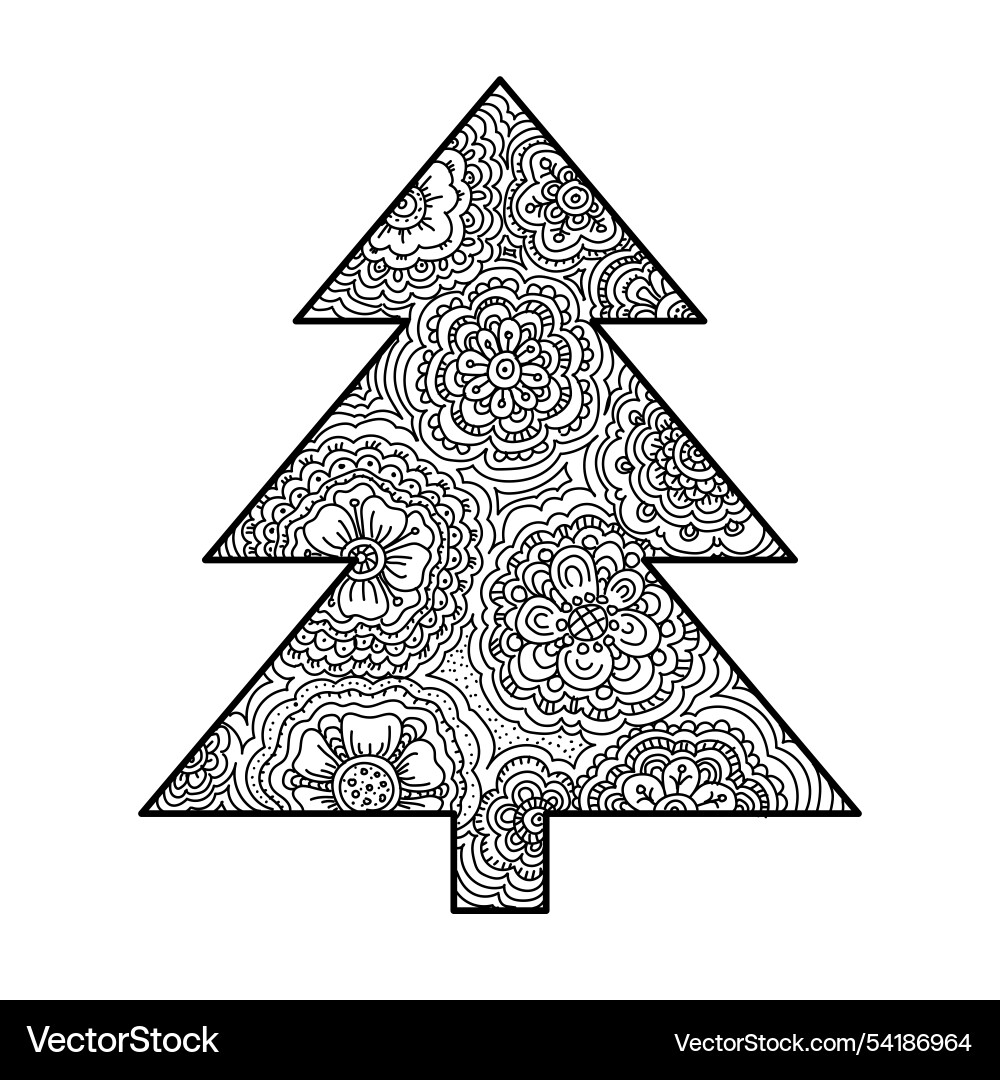 Weihnachtsbaum Form verwachsen neue Jahrkarte Weihnachtsbaum Form verwachsen neue Jahrkarte vektorbild
