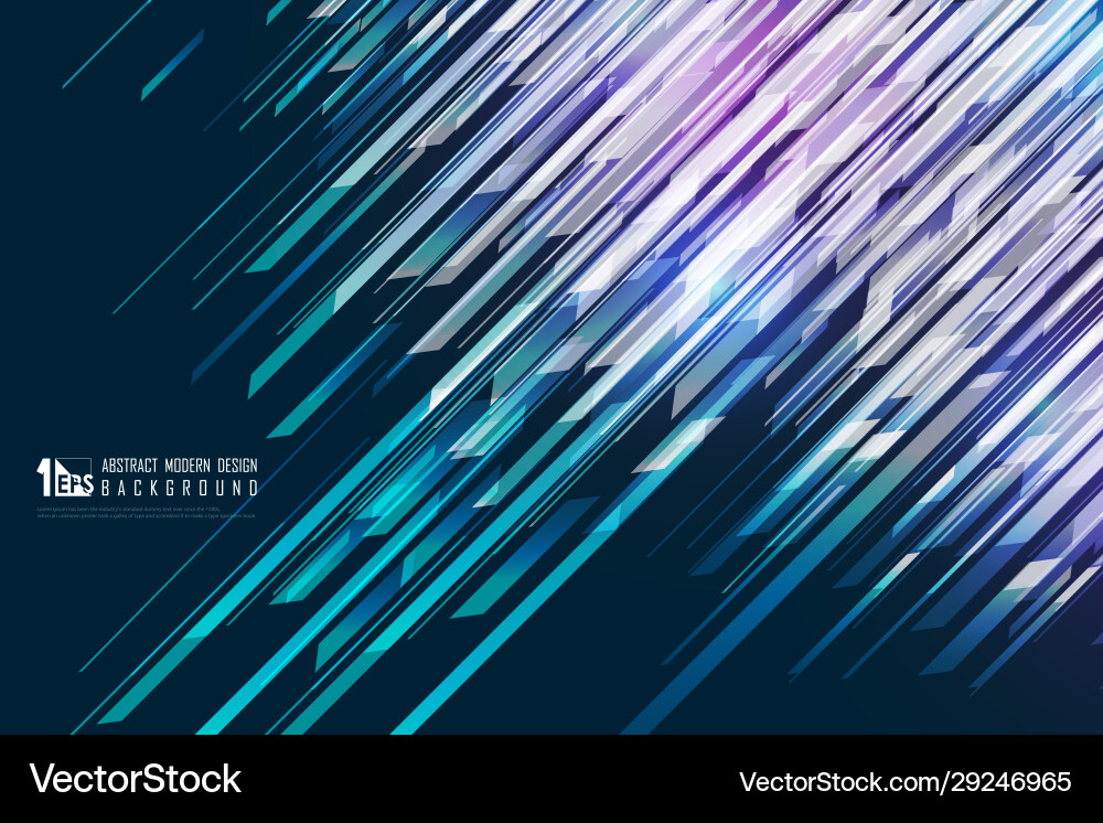 Futuristic Tech Line Pattern vector image
