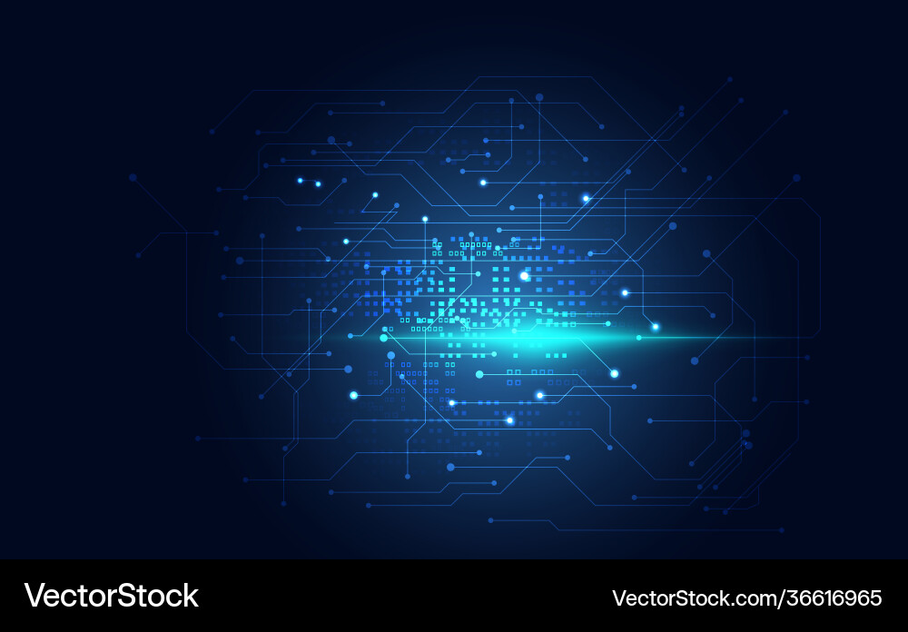 Modern abstract network science connection Modern abstract network science connection vector image
