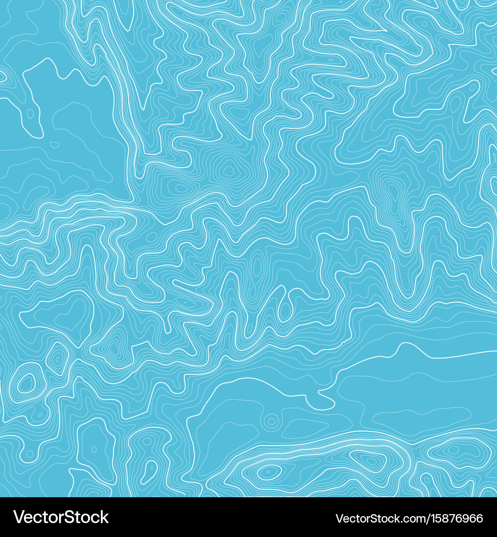 Topographic map background with space for copy Vector Image