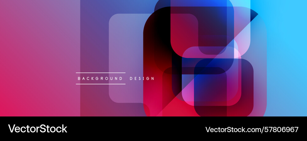 Abstract geometric shapes overlap creating Abstract geometric shapes overlap creating Vector Image
