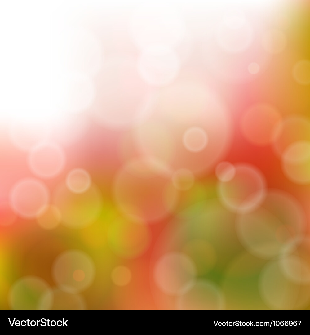Abstract Light Bokeh Background Vector Image