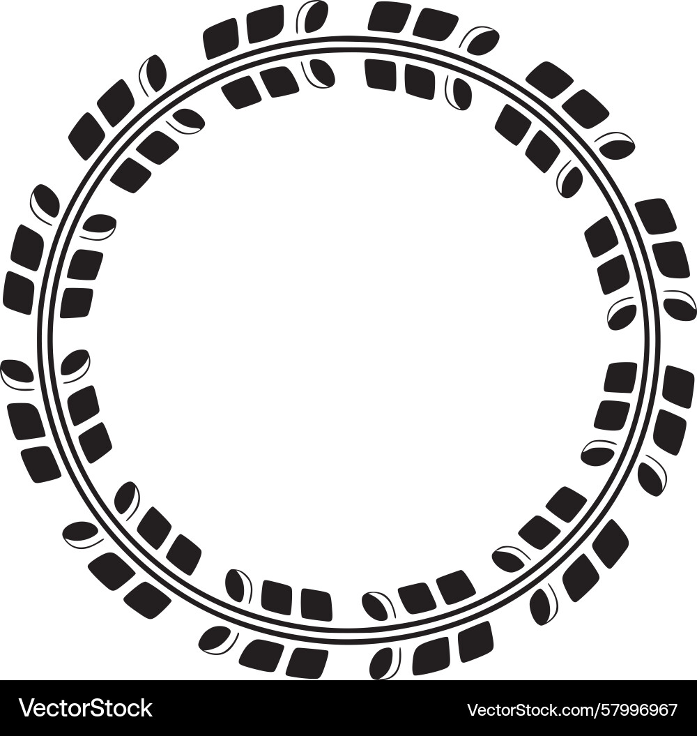 Circular Geometric Pattern Vector Image