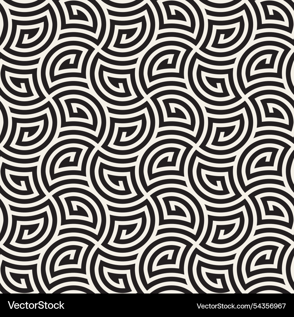 Seamless pattern repeating geometric elements Vector Image