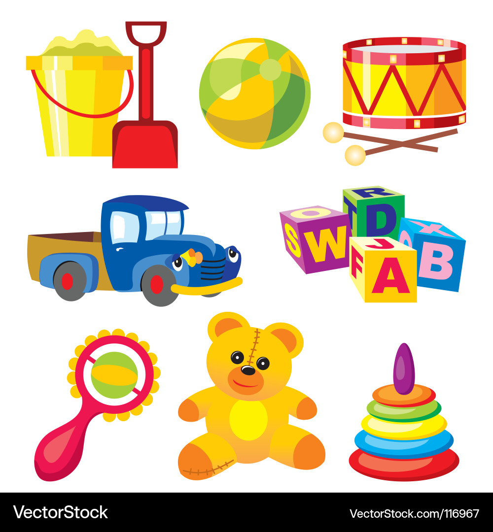 Toys Royalty Free Vector Image - VectorStock