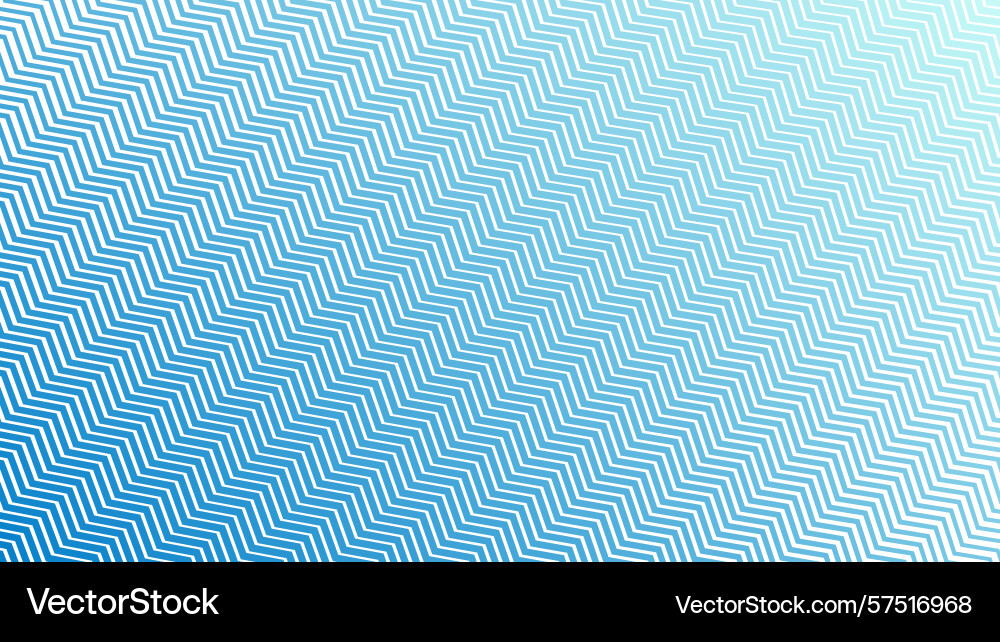 Blue zig zag stripes line with gradient color Vector Image