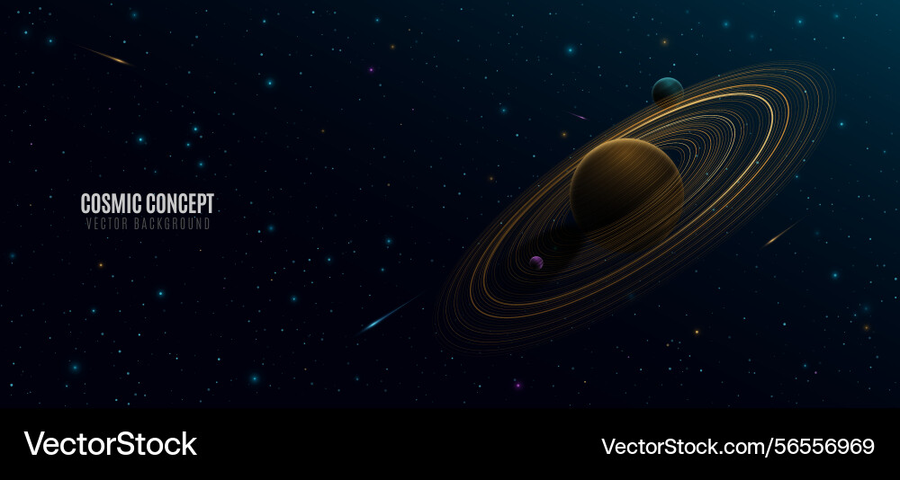Abstract planet saturn with ring around Abstract planet saturn with ring around vector image