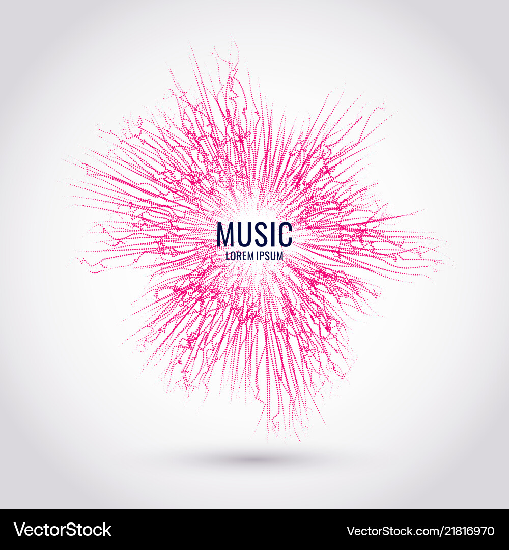 Abstract background with a colored dynamic Vector Image