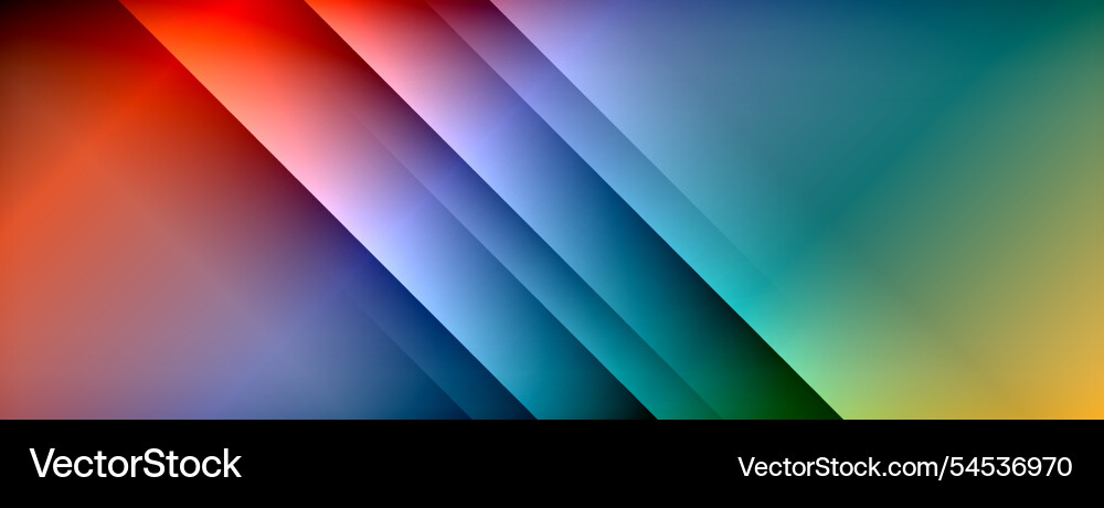 Colorful gradient with lines made of shadow Vector Image