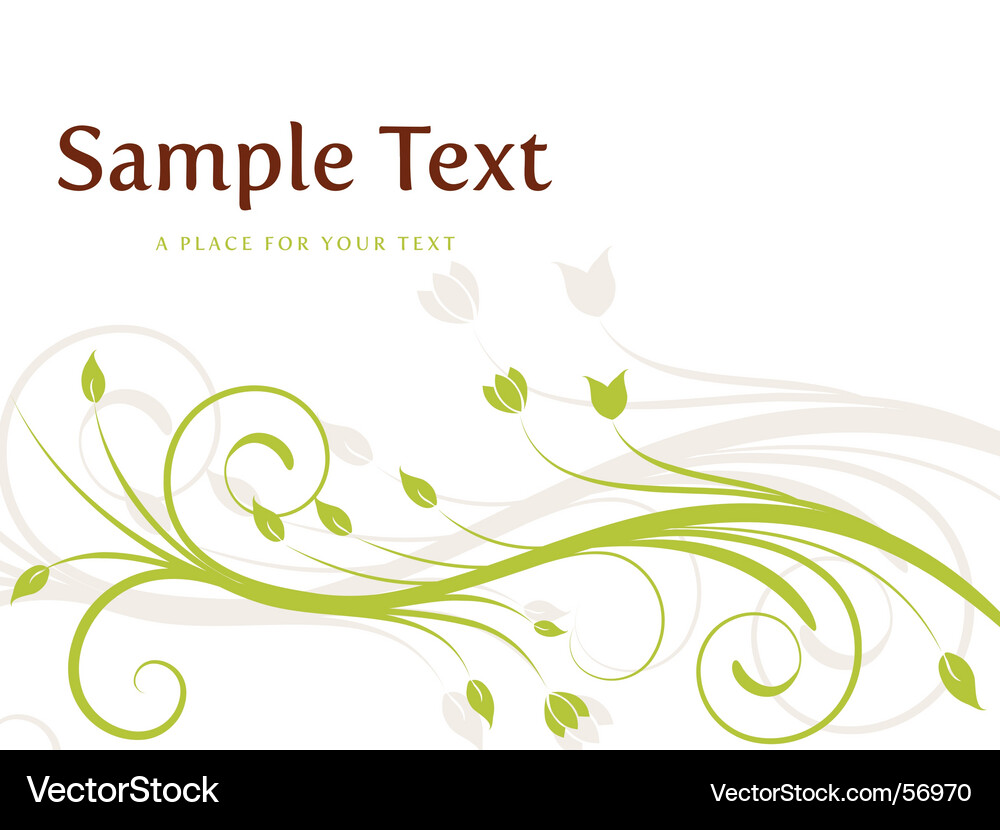 Floral background Vector Image