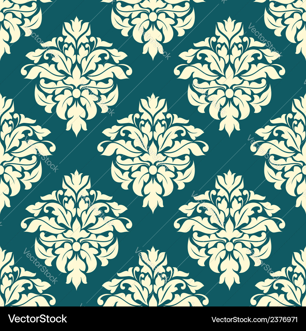 Elegant Damask Pattern vector image