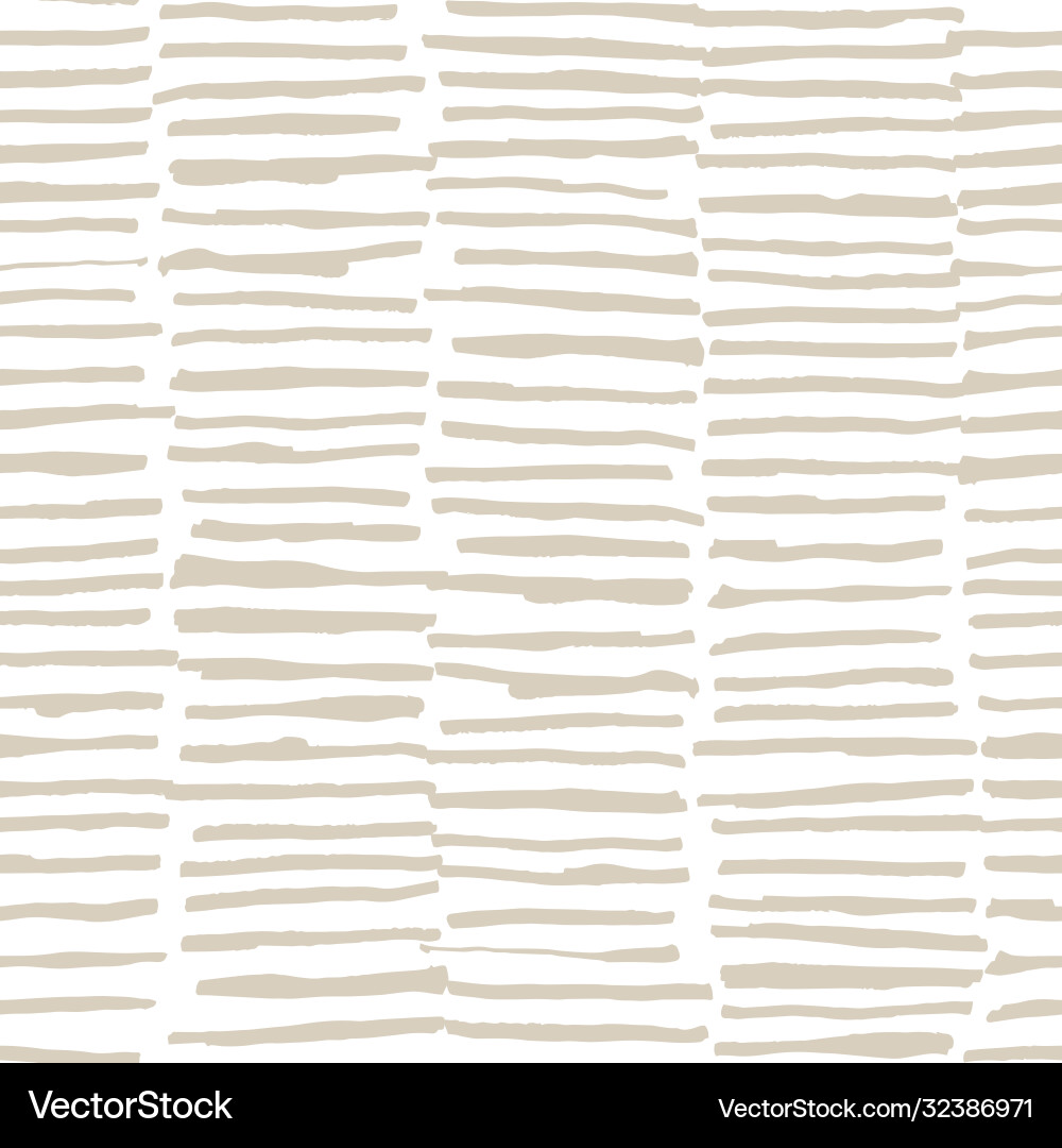 Hand Drawn Stripe Pattern vector image