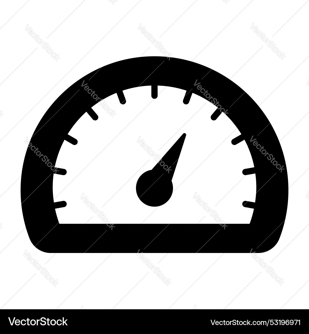 Speedometer icon speed indicator Vector Image
