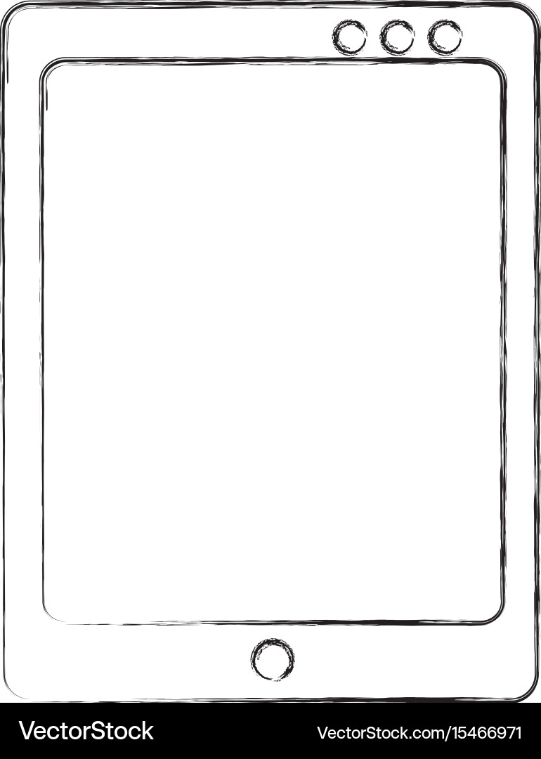 Tablet drawing work (15466971) – Royalty-Free Vector | VectorStock, image size:770x1080