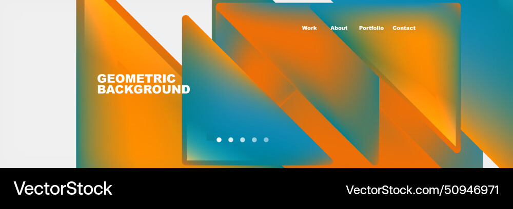 Triangle minimal web site page background design Triangle minimal web site page background design Vector Image