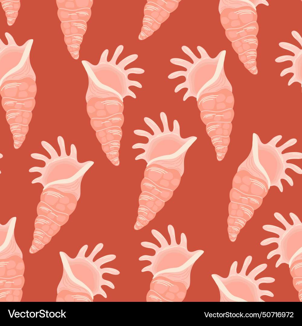 1642 shells pattern 1642 shells pattern Vector Image