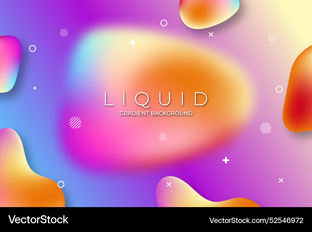 Abstract gradient background with bright Vector Image