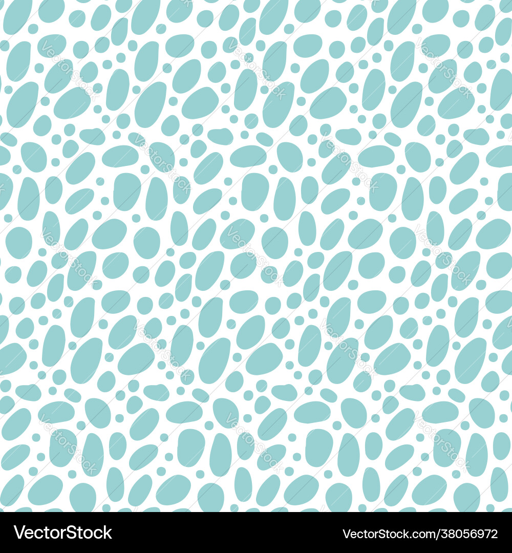 Seamless pattern - simple pebble cobblestone Vector Image