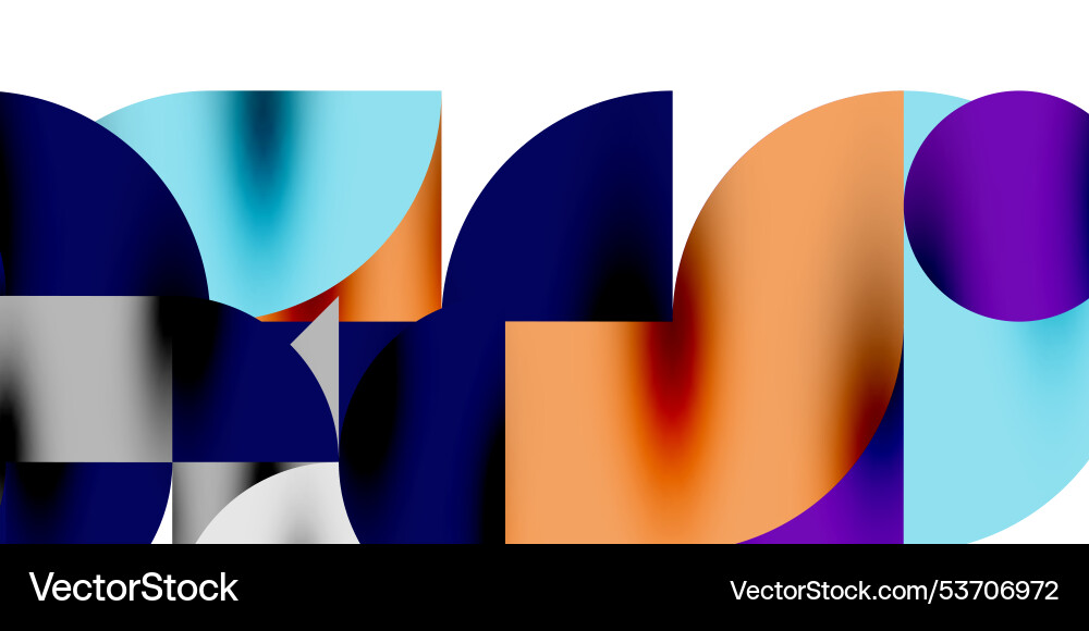 Shadow effect shiny circles and round triangles Shadow effect shiny circles and round triangles vector image