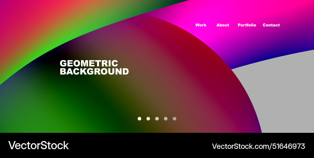 Dynamic flowing shapes concept design composition Dynamic flowing shapes concept design composition vector image