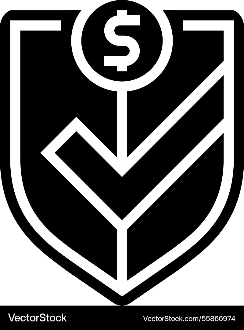 Secure transaction shield decentralized Vector Image