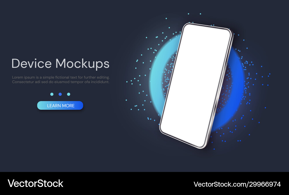 Web template digital device mockup