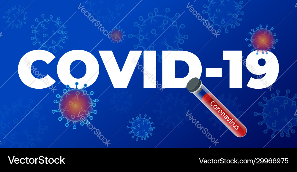 COVID-19 Coronavirus Infection vector image