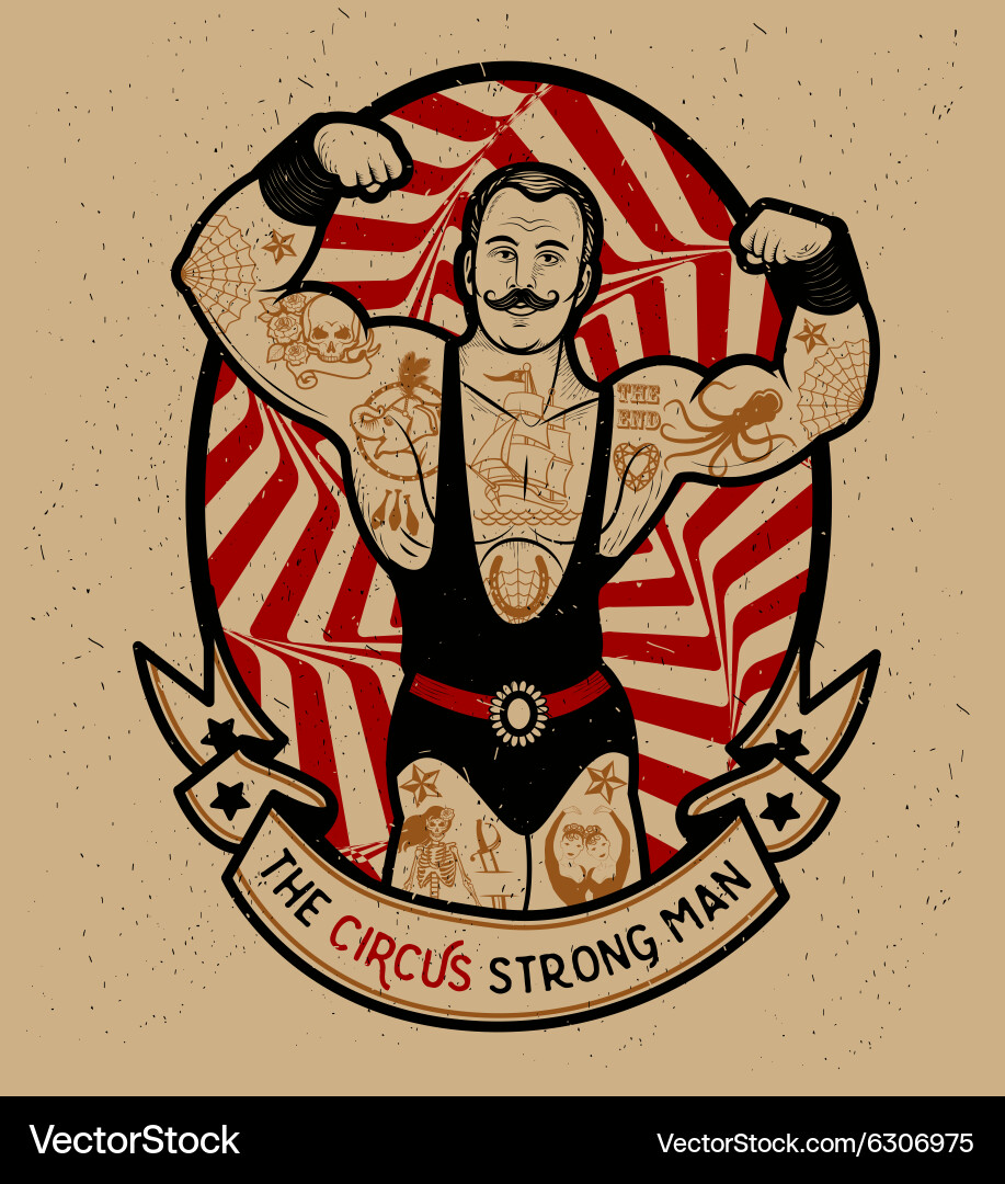 Pattern of the circus Royalty Free Vector Image