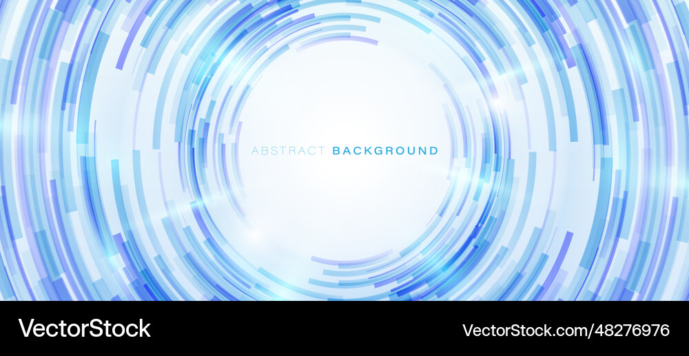 Abstract Tech Circles - Data Stream vector image