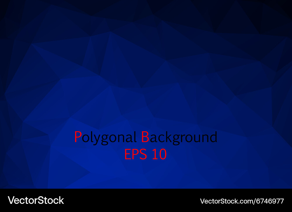 Dynamic Polygonal Abstract Background vector image