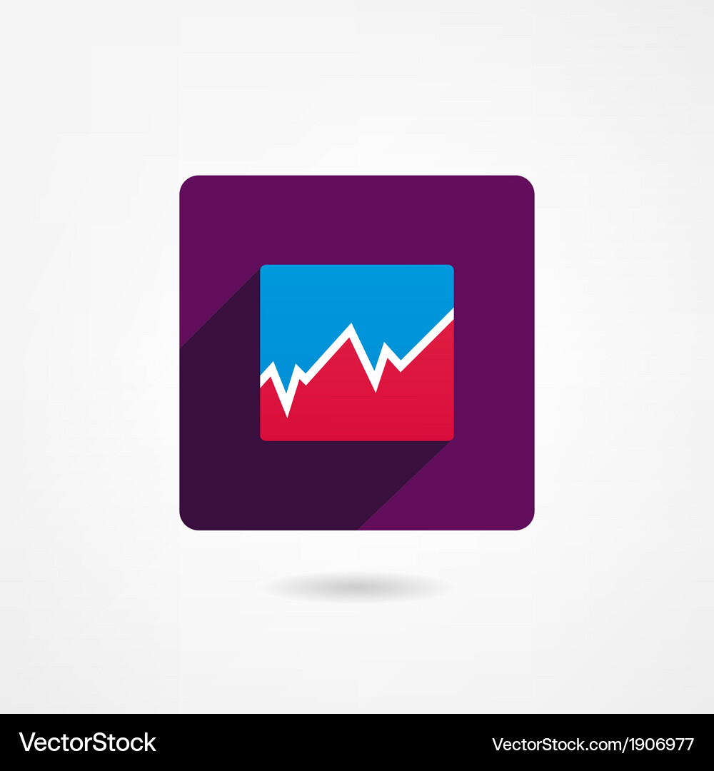 Graph icon Vector Image