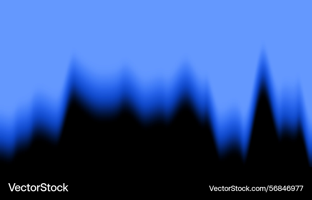 Rounded red shape emerging from black background Vector Image