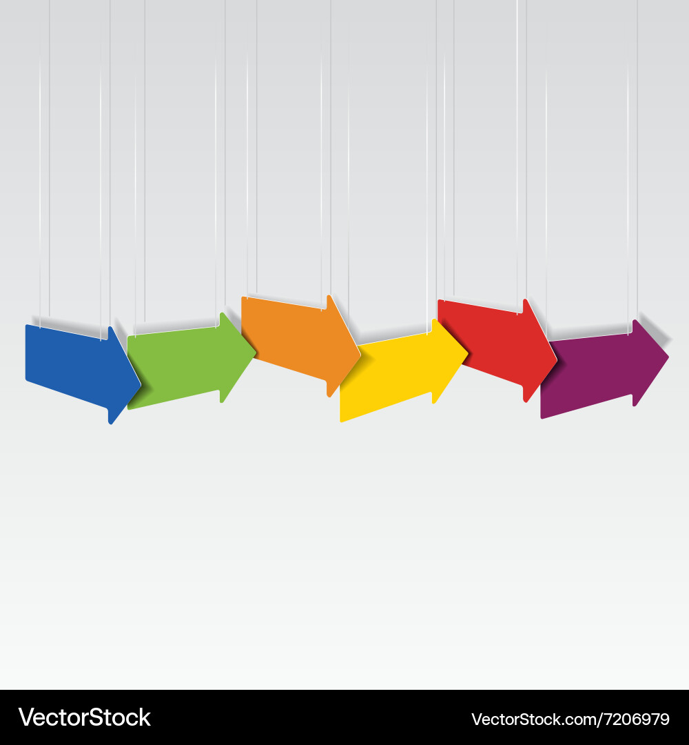 Abstract background with arrows vector image