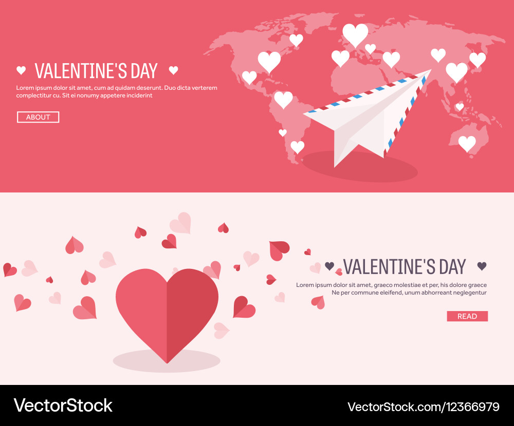 Flat background with envelope Vector Image