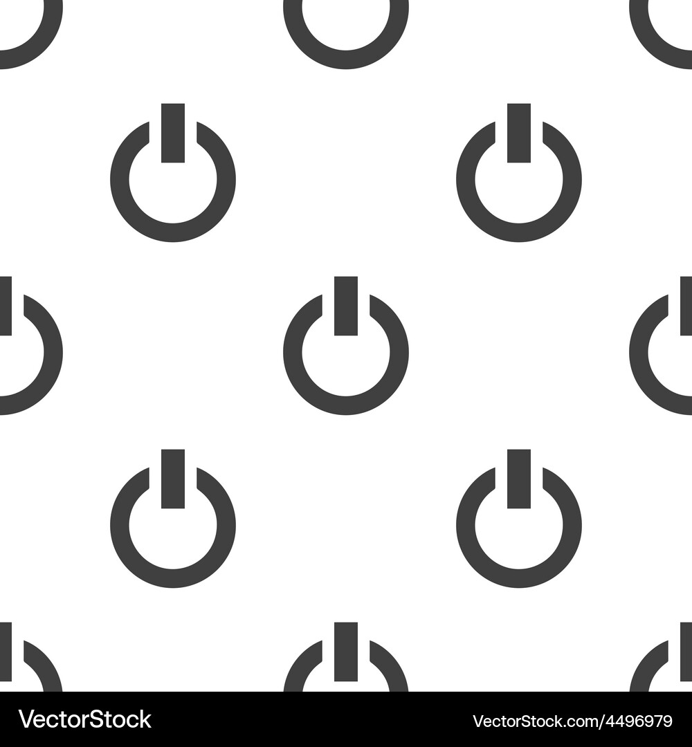 Power on seamless pattern Vector Image