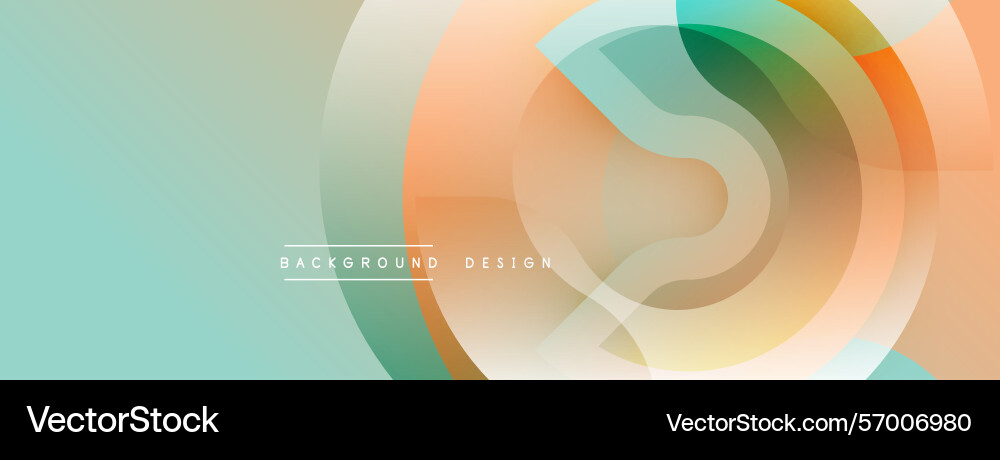 Abstract design features overlapping circles soft Abstract design features overlapping circles soft vector image