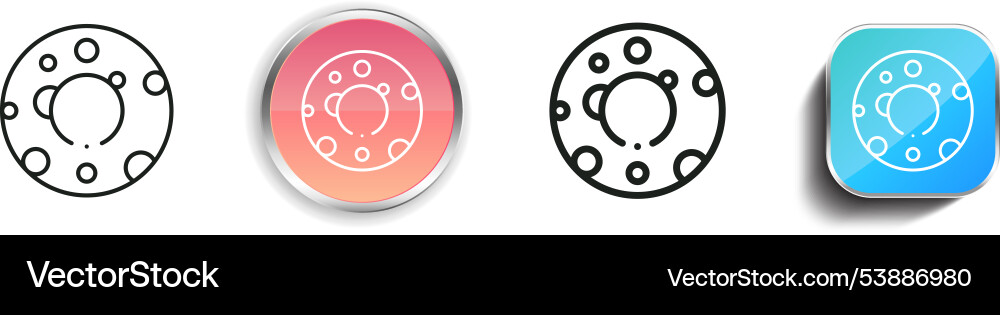 Float-Symbol dünne lineare regelmäßige und Schaltfläche Stil Float-Symbol dünne lineare regelmäßige und Schaltfläche Stil Vektorbild