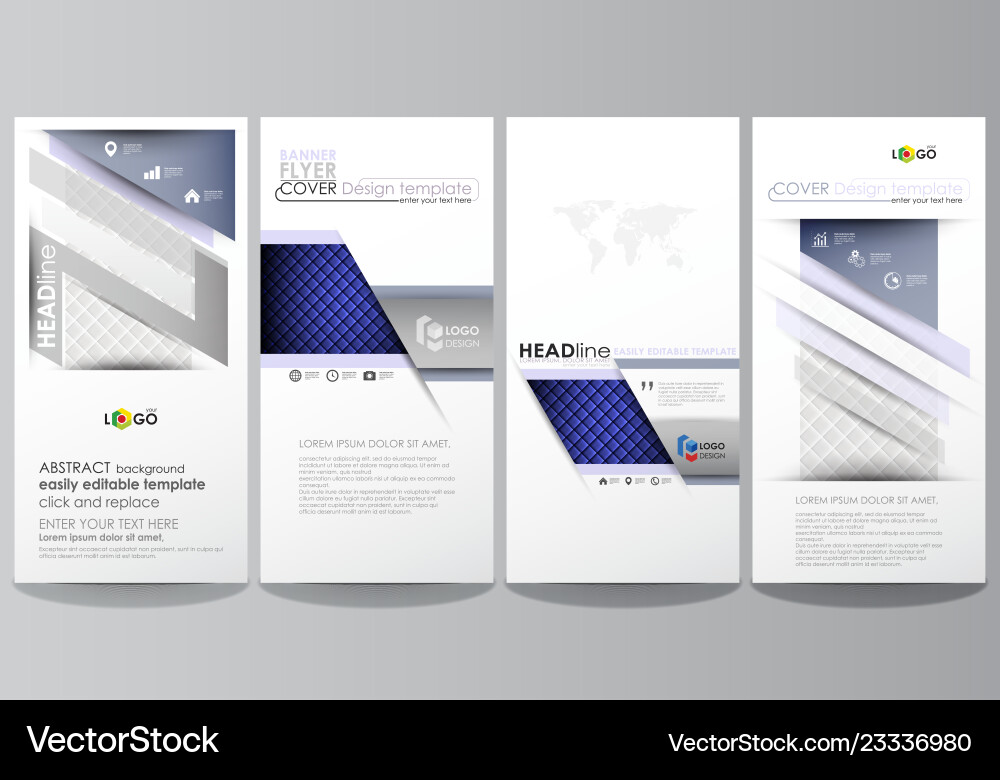 Flyers setzen moderne Banner Business Templates Flyers setzen moderne Banner Business Templates vektorbild
