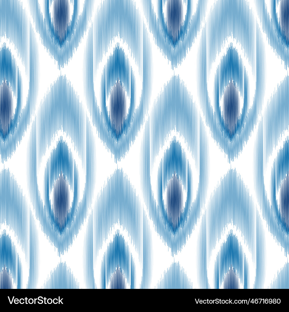 Ikat Pattern Abstract Background vector image