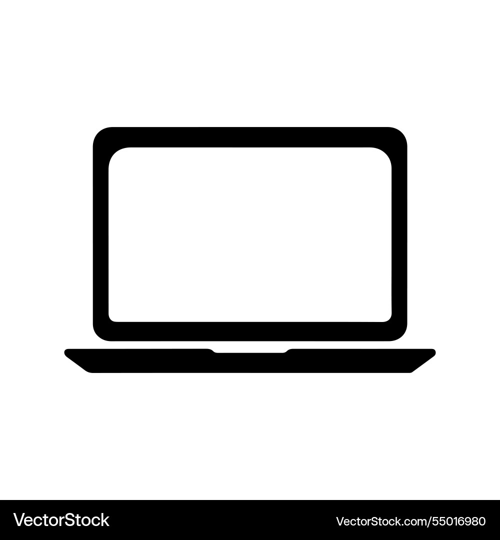 Laptop with pointer or cursor icon set notebook Laptop with pointer or cursor icon set notebook vector image